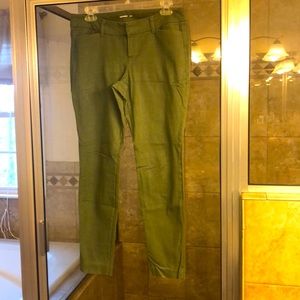 Green petite pixie pants